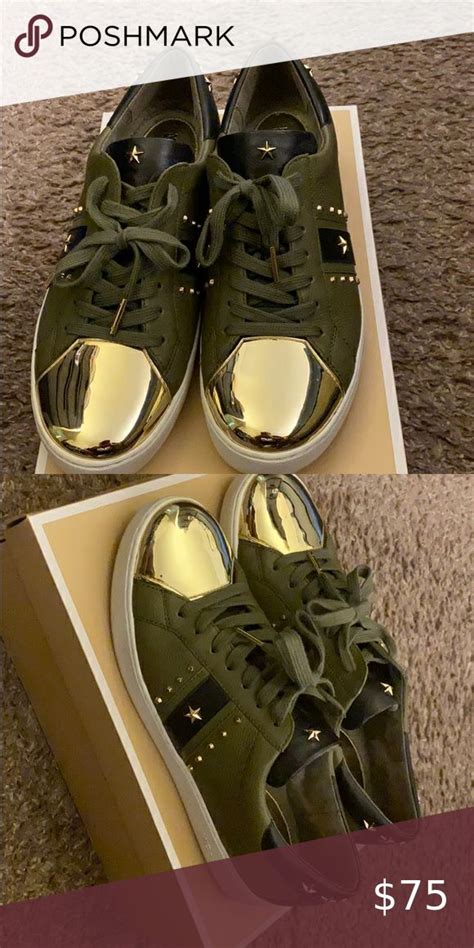 olive green michael kors shoes|michael kors green shoes women.